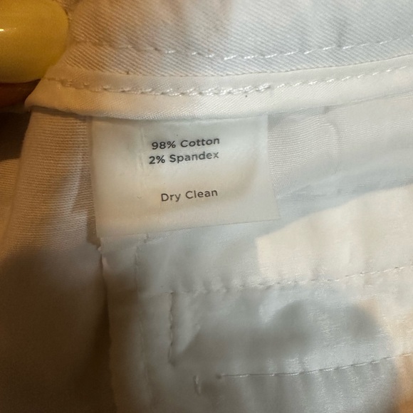 Talbots Petites White Wide Leg‎ Trousers Pants 10P Stretch - Picture 4 of 9